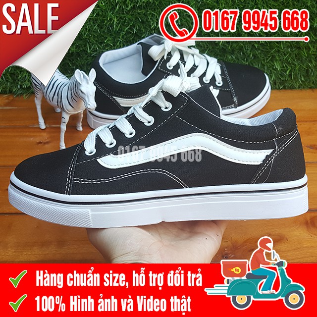[SALE SỐC] Thanh lý Giày Thể Thao Old Skool Đen Giá Rẻ