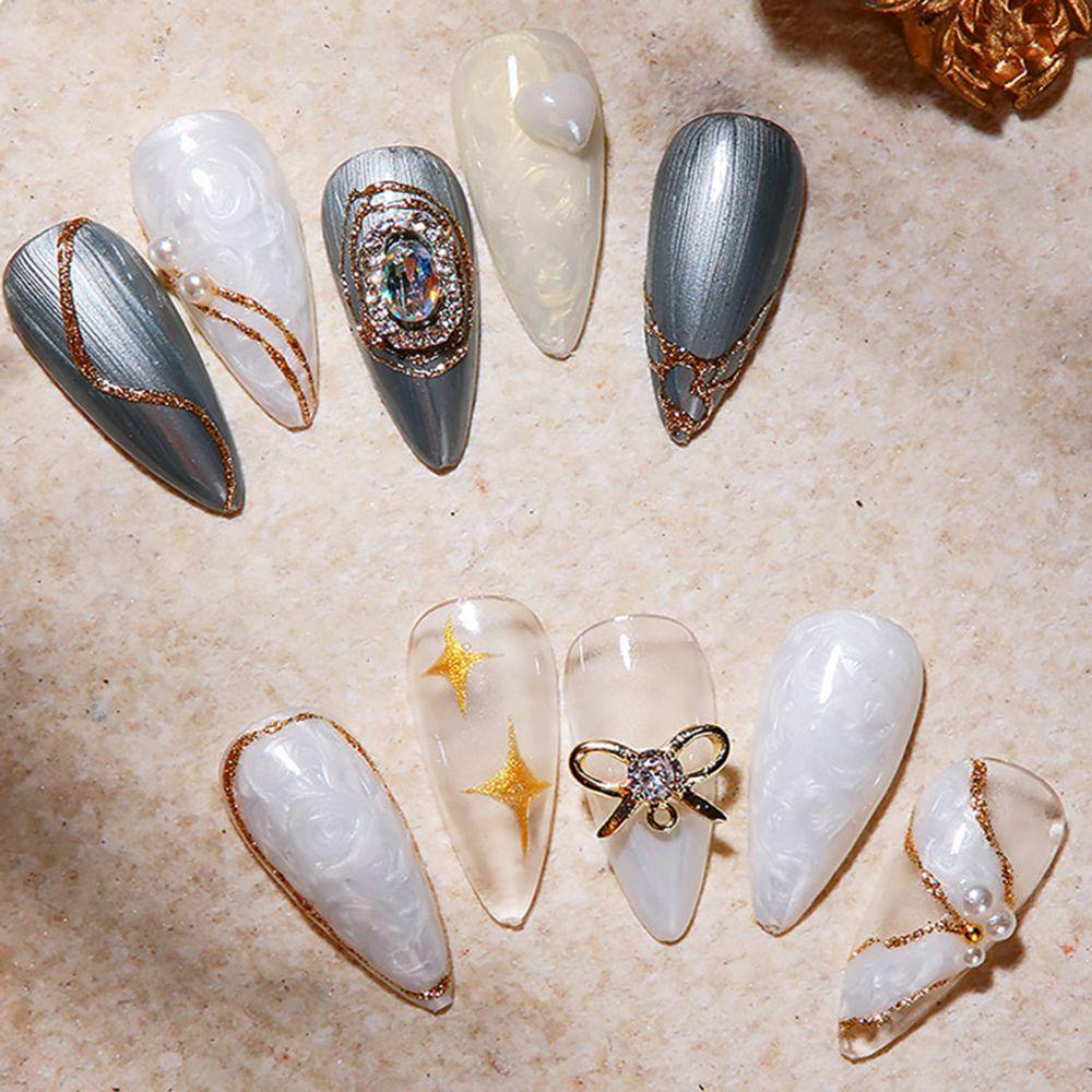 OCEANMAP Gel Sơn Móng Tay 6 Màu Vỏ Sò Lấp Lánh DIY