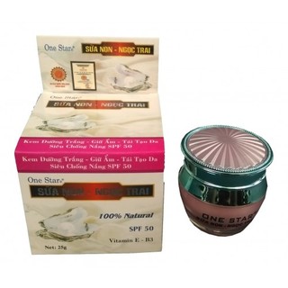 ONE STAR Kem dưỡng trắng – giữ ẩm tái tạo da – siêu chống nắng SPF 50