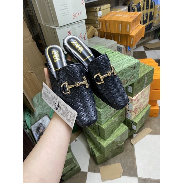 Sục zara giọ đan khoá ngang xuất dư fullbox