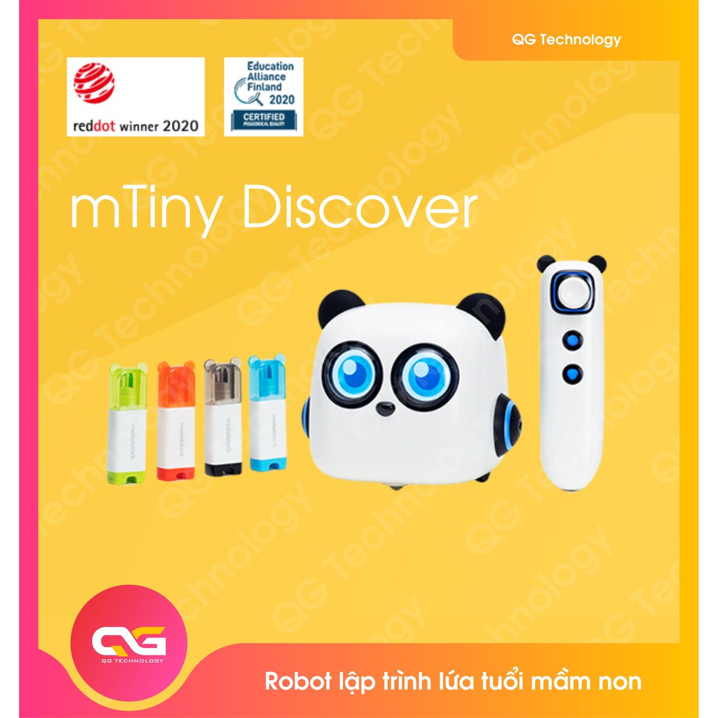 Robot lập trình Makeblock mTiny Discover Kit - Bộ lập trình dành cho trẻ từ 3 - 6 tuổi