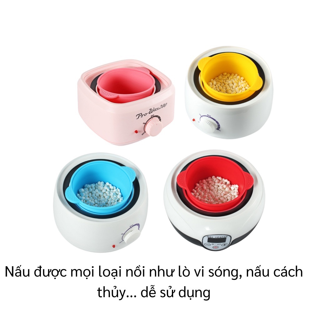 Chén Nấu Sáp Wax Lông Silicon Chống Dính, Chịu Nhiệt, Dễ Vệ Sinh - Nồi Đun Sáp Chưng Cách Thủy Tại Nhà - LAI'S STORE