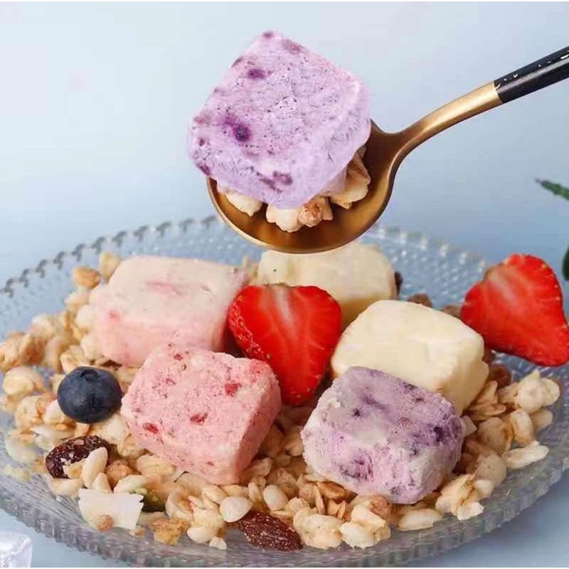 Sữa chua khô hoa quả sấy lạnh nhiều vị gói 45gram
