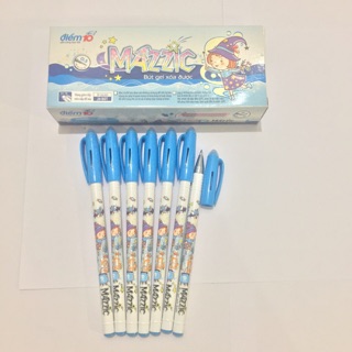Hộp 20 bút gel xóa được/ bút mực bôi được TP-GELE01 Mazzic 0.5mm