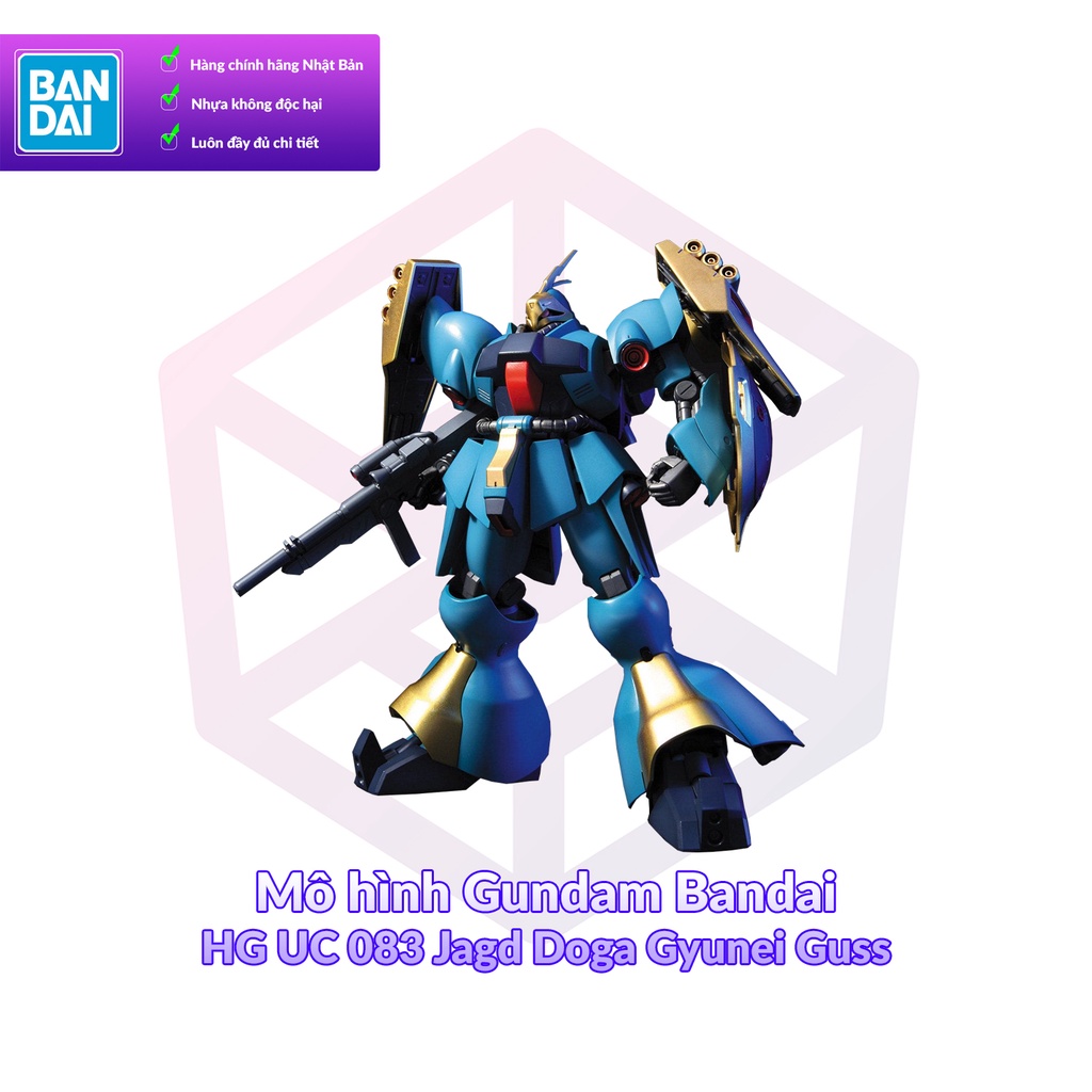 Mô hình Gundam Bandai HG UC 083 Jagd Doga Gyunei Guss 1/144 Gundam Char’s Counterattack [GDB] [BHG]