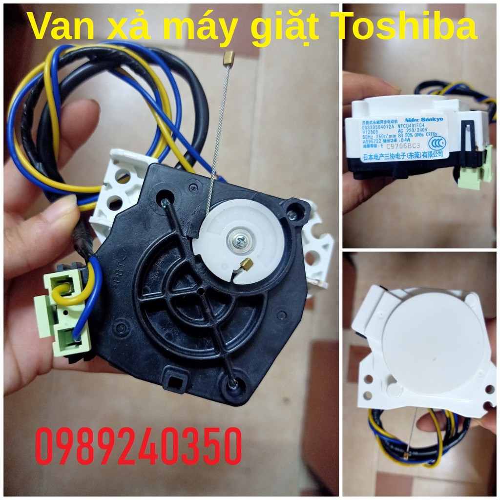 Van xả máy giặt Toshiba kèm dây mới chính hãng