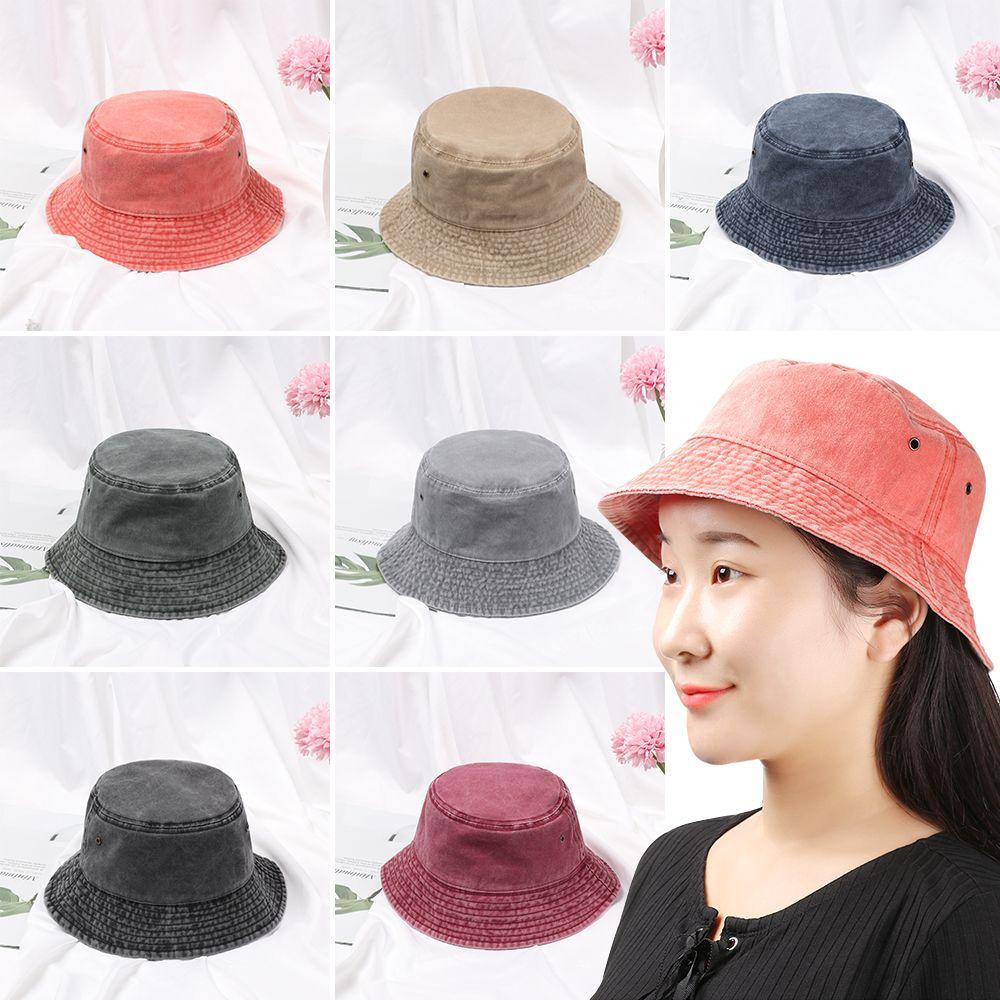 Nón Tai Bèo Denim Chống Nắng Gấp Gọn Kiểu Retro Cá Tính Cho Nam Và Nữ