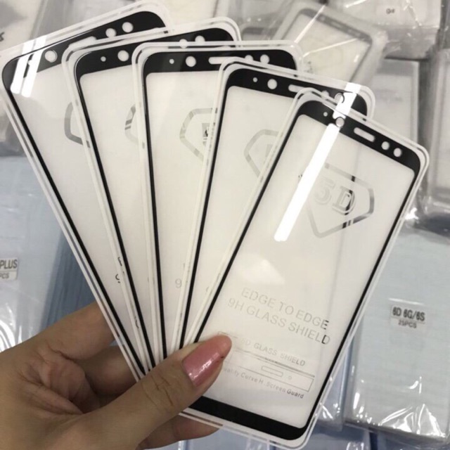 Kính cường lực redmi note5pro,note4,note4x,note5,redmi5plus,Redmi6,mi6X,Mi8SE,mi note6pro,full keo màn hình