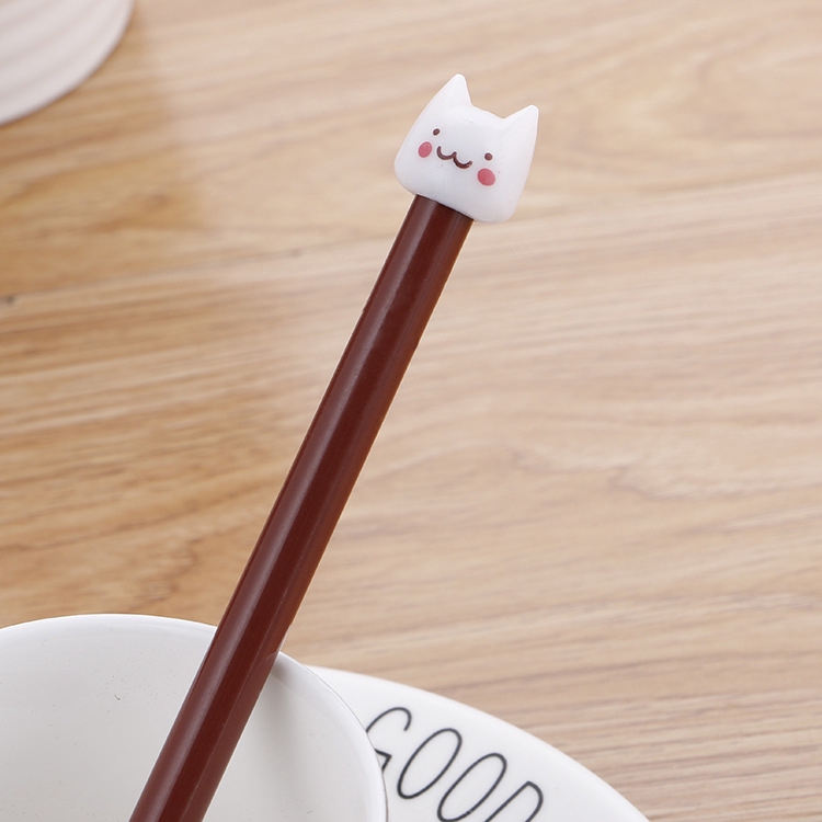 Bút Mực Gel Hình Mèo Dễ Thương Sáng Tạo