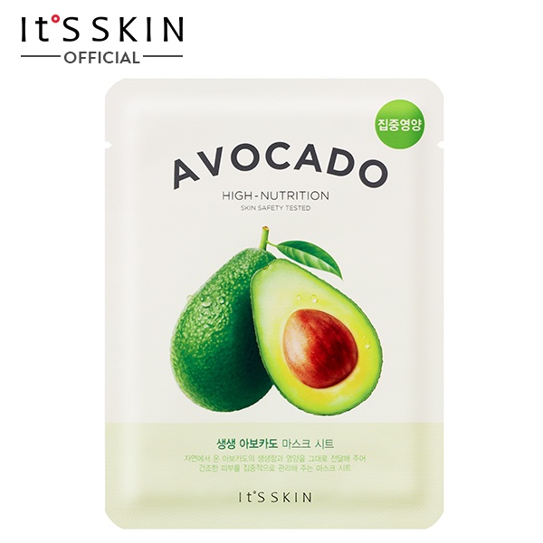 Mặt nạ dưỡng ẩm It's Skin The Fresh Mask Sheet Avocado