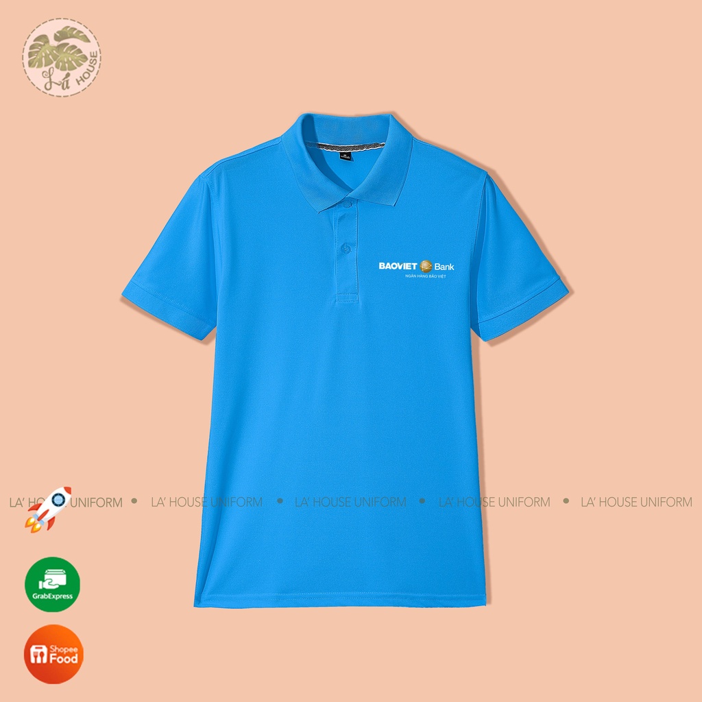 Áo thun đồng phục ngân hàng La' house - BAOVIET BANK
