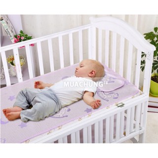 Chiếu lụa điều hòa tặng kèm gối cao cấp cho bé