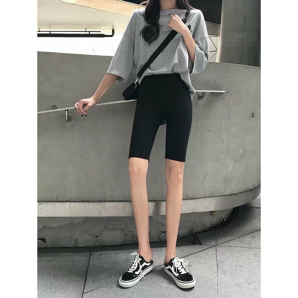 Quần Legging Lửng Nữ Xuất Hàn 🦋Quần Legging Ôm Tập Gym Dáng Ngắn 🦋 | BigBuy360 - bigbuy360.vn