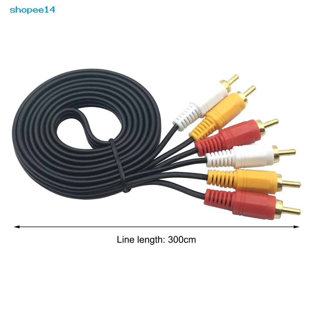 Dây Cáp Âm Thanh Chuyển Đổi 3rca Sang 3rca Chống Gió Cho Dvd | BigBuy360 - bigbuy360.vn