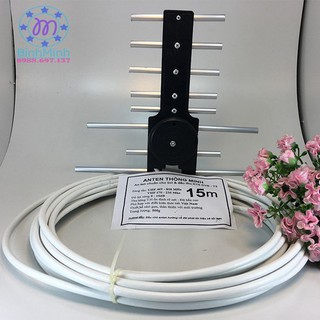 Ăng ten tivi thông minh thu sóng dvb t2 kèm dây 15m - tbgd.angten-15m