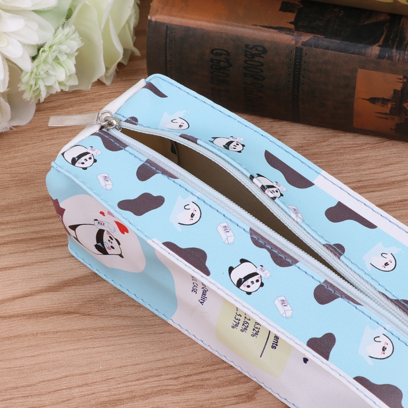 Túi Đựng Bút / Đồ Trang Điểm Hình Hộp Sữa Sáng Tạo