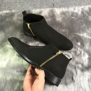 Giày Boot Chelsea Kéo Khóa