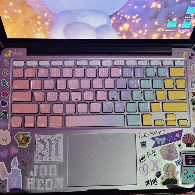 Sticker Decal Dán Phím Song Ngữ - Nhiều Ngôn Ngữ - Thiết Kế Theo Yêu Cầu - Dán Nhiều Dòng Máy