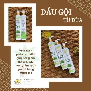 Dầu gội dừa Cửu Long bóng mượt tóc - Dạng chai