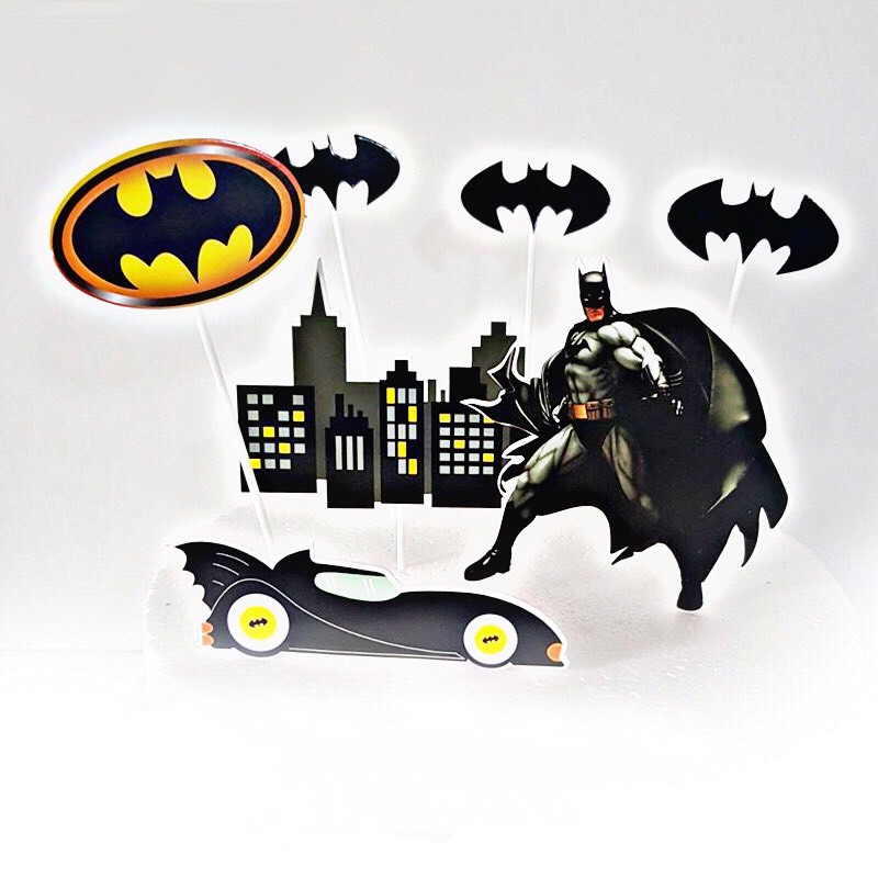 [FREESHIP❤️] - Set cắm Batman - Phụ Kiện Bánh