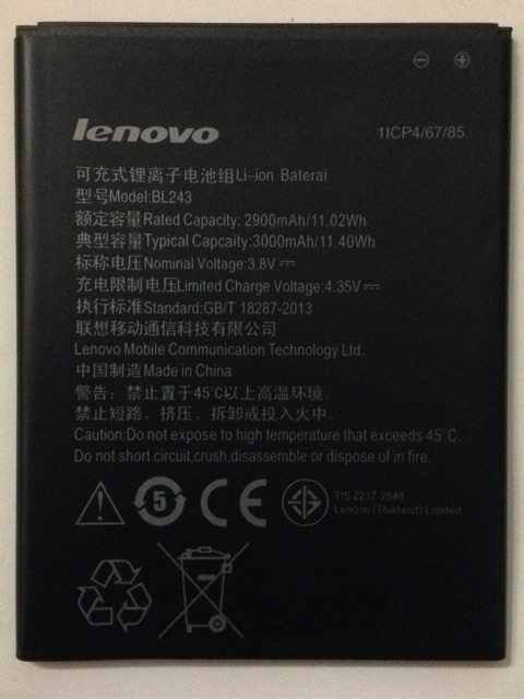 Pin lenovo K 3 Note A7000 ( Bl- 243) chính hãng