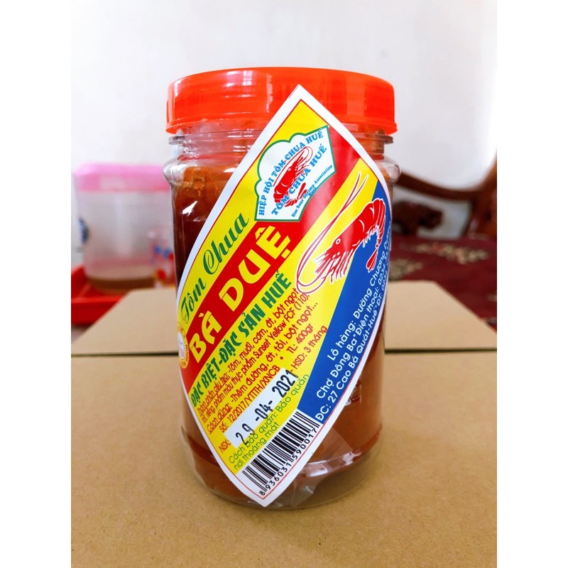 [SALE SỐC] Tôm chua Bà Duệ 400g (nguyên con) siêu ngon - Đặc sản Huế | BigBuy360 - bigbuy360.vn