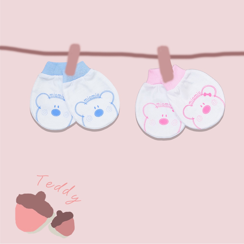 Bao Tay Sơ Sinh Bo MIOMIO - In Hình Cho Bé Trai, Bé Gái, Vải Cotton