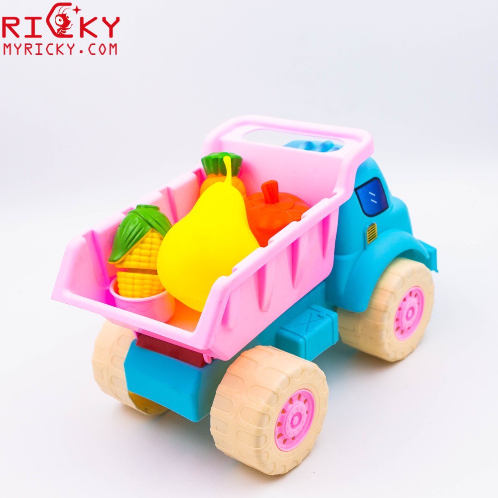 Đồ chơi xe ben chở hoa quả - Máy làm kem