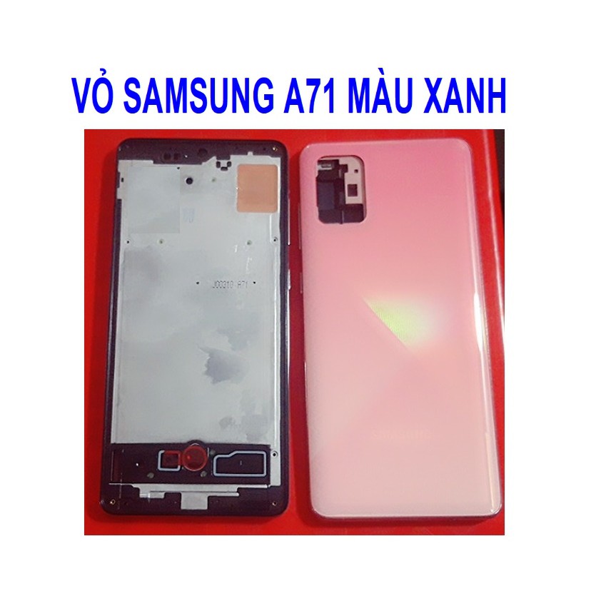 VỎ SAMSUNG A71 MÀU XANH