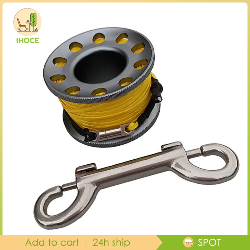 Ống cuộn dây lặn hai đầu bằng hợp kim nhôm 15m/49ft
 | BigBuy360 - bigbuy360.vn