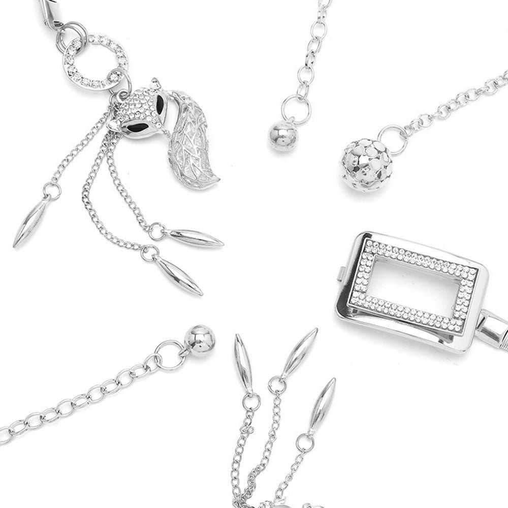 Thắt Lưng Mỏng Dây Xích Đính Đá Zircon Kim Loại Có Thể Điều Chỉnh Phong Cách Hàn Quốc Thanh Lịch Cho Nữ