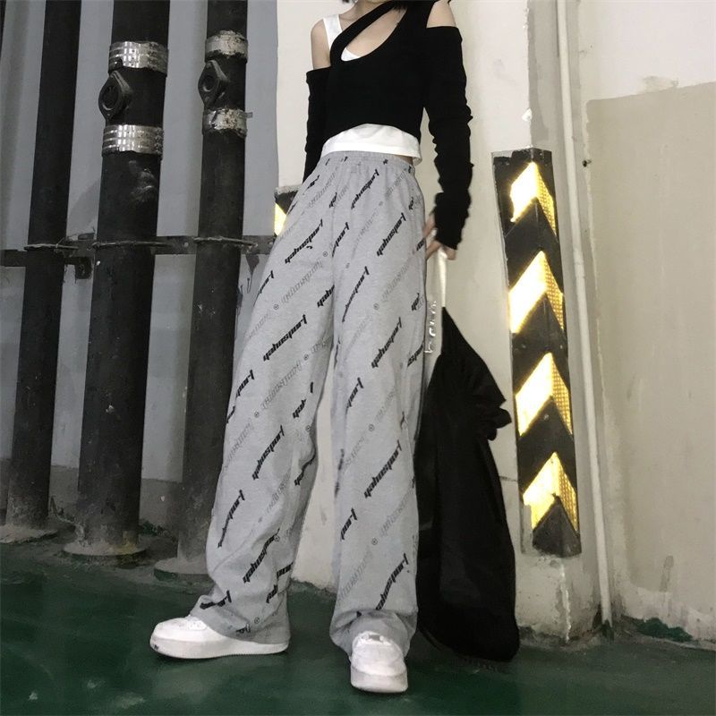 Quần Thể Thao Ống Rộng Phong Cách Hàn Quốc Mới Cho Nữ