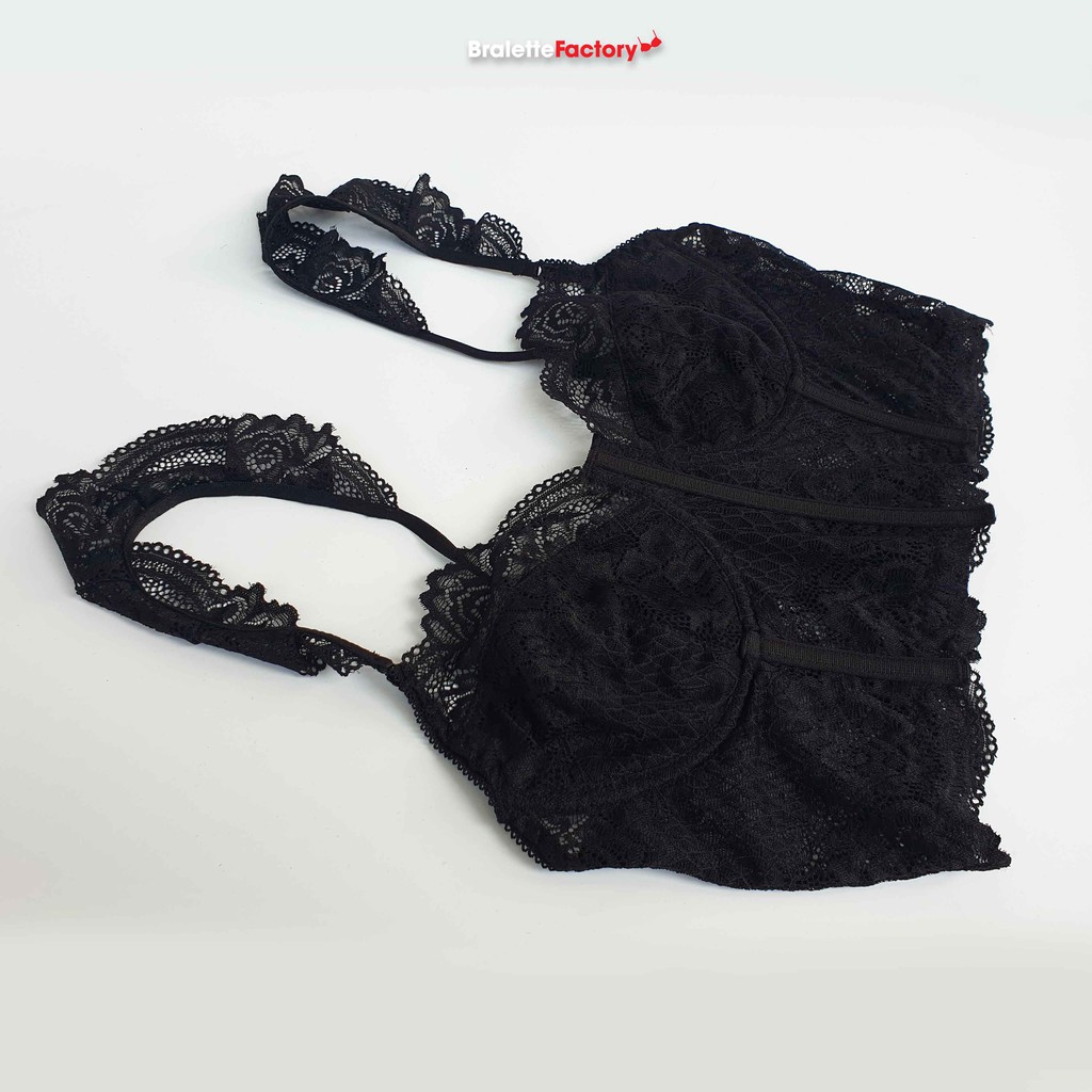 [Tặng mã 30k] Áo lót croptop BraletteFactory, áo lót ren mỏng sexy có gọng, mút lót, bralette hàng thiết kế [mẫu N04] | BigBuy360 - bigbuy360.vn