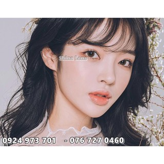 Kính áp tròng MINI pickup Peach - Gray(Có 0-10- lệch độ)