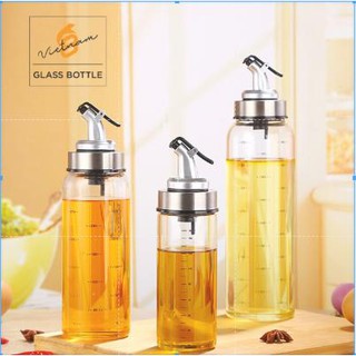 CHAI VÒI RÓT CAO CẤP 500ML ĐỰNG DẦU ĂN, NƯỚC MẮM,...