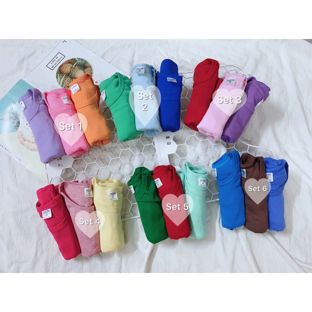 Bộ ba lỗ zip cotton cho bé cực mát