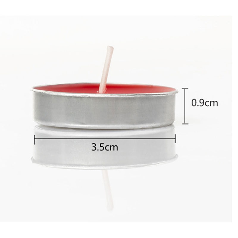 Nến Tealight Không Mùi, Không Khói Sáp Tự Nhiên An Toàn Dùng Trang Trí, Đốt Xông Tinh Dầu, Trà - TL01