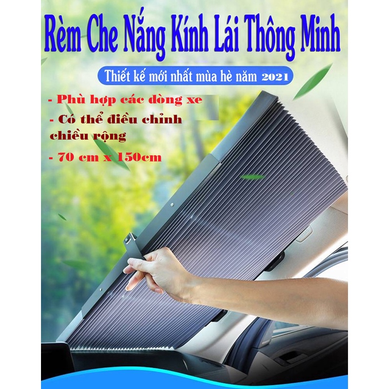 Dù che nắng kính lái ô tô kiêm Tấm che Rèm che nắng ô to, xe hơi