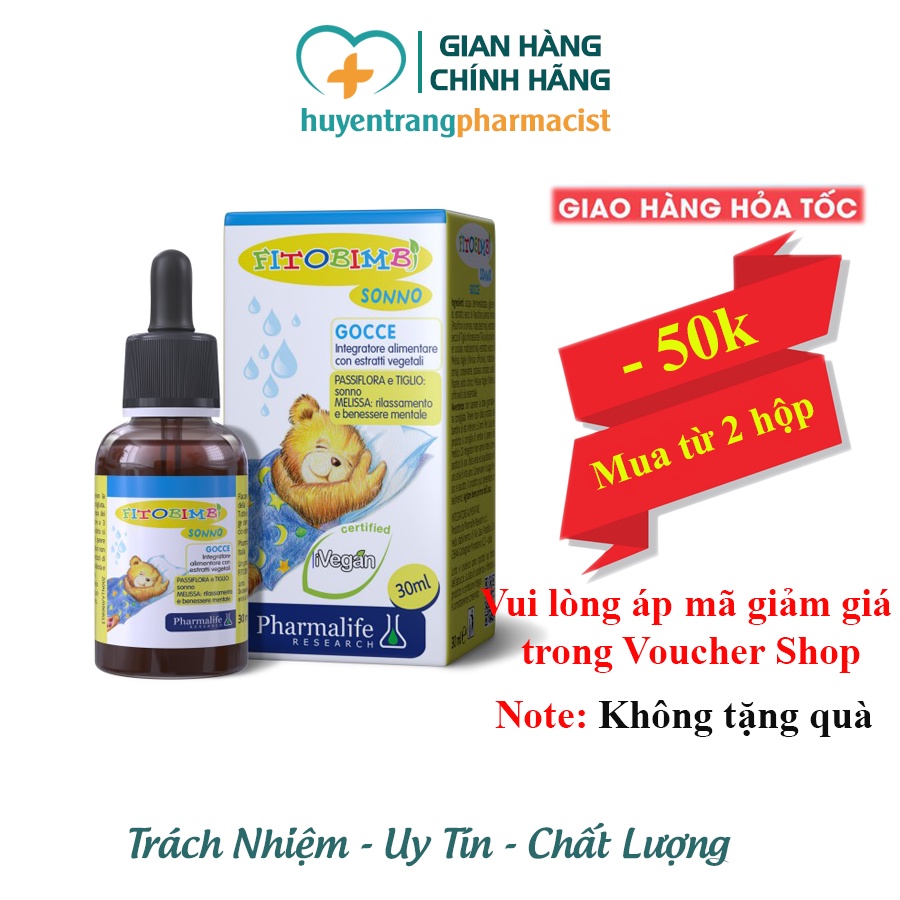 Sonno Bimbi - Thảo Dược Châu Âu giúp Bé Ngủ Ngoan