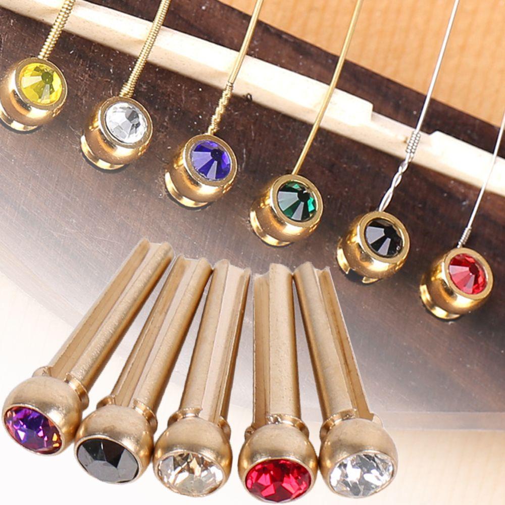 Đinh Cố Định Dây Đàn Guitar Bằng Đồng Thau Cứng Hình Nón