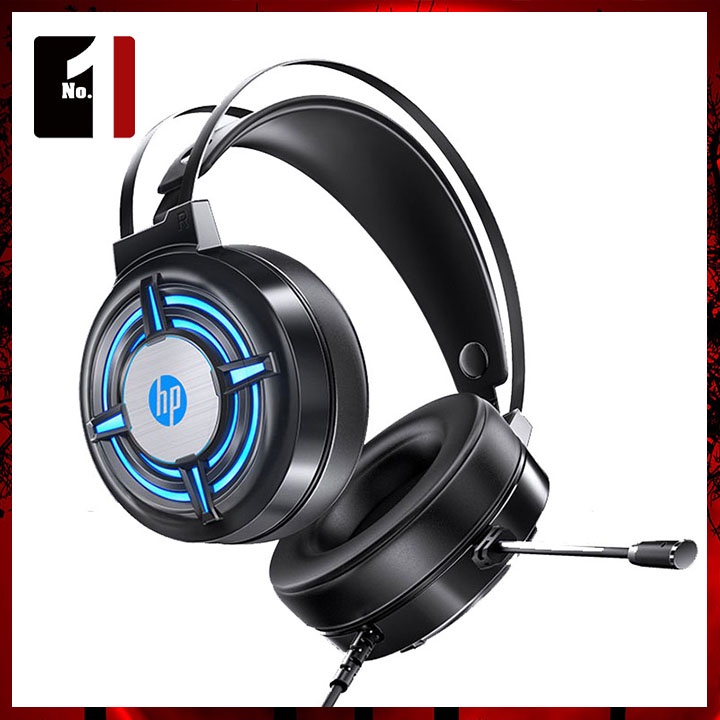 Tai Nghe Gaming LED Chụp Tai Headphone Có Dây HP H120G Tai Nghe Nhạc Có Mic Máy Vi Tính Laptop Pc