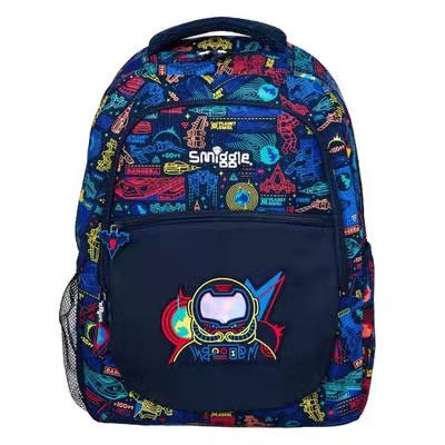 Ba Lô Đi Học Họa Tiết Smiggle Cá Tính Dành Cho Bé