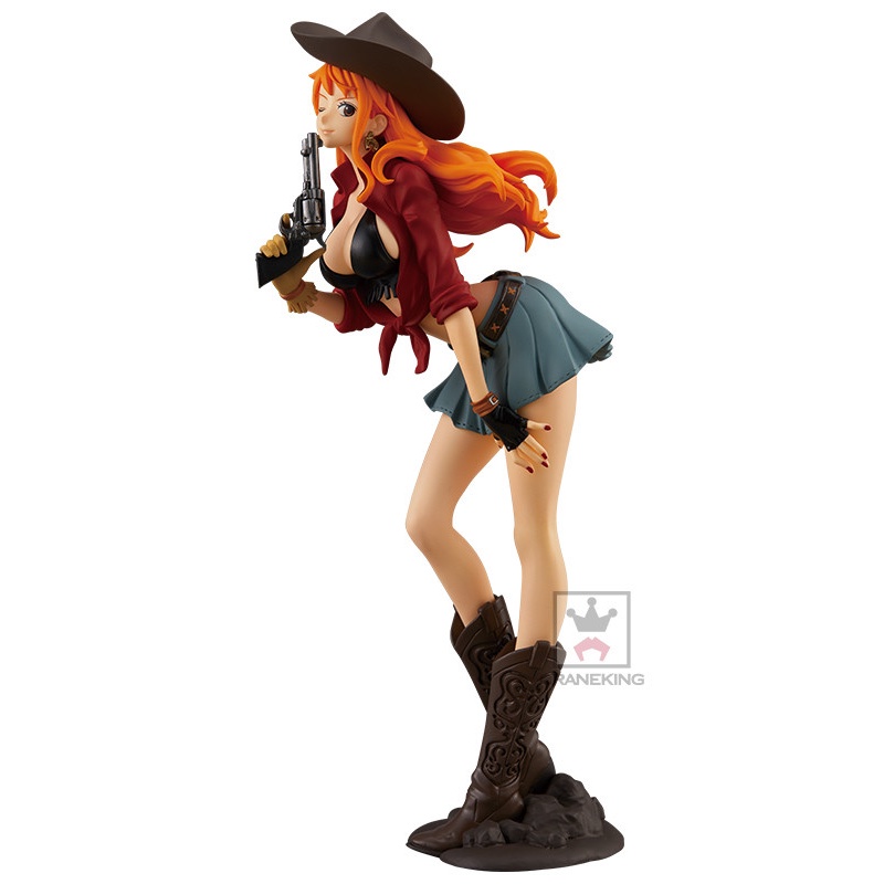 Mô Hình Nhân Vật Hoạt Hình one piece 18cm Mô Hình Nhân Vật Luffy Cowboy Zoro Luffy Nami Trong One Piece