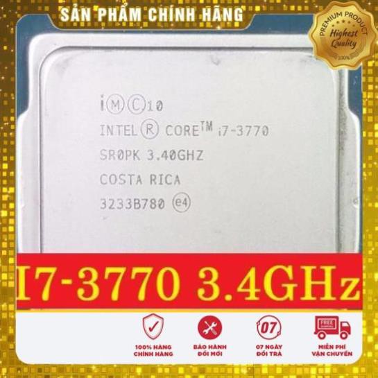 (giá khai trương) INTEL CORE I7-3770 3.40GHz 8M Cache