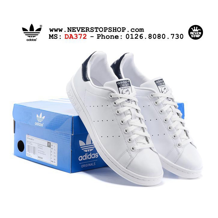 Giày ADIDAS STAN SMITH TRẮNG ĐEN cổ thấp thể thao nam nữ, hàng cao cấp chuẩn đẹp giá tốt | NeverStopShop.com -B31