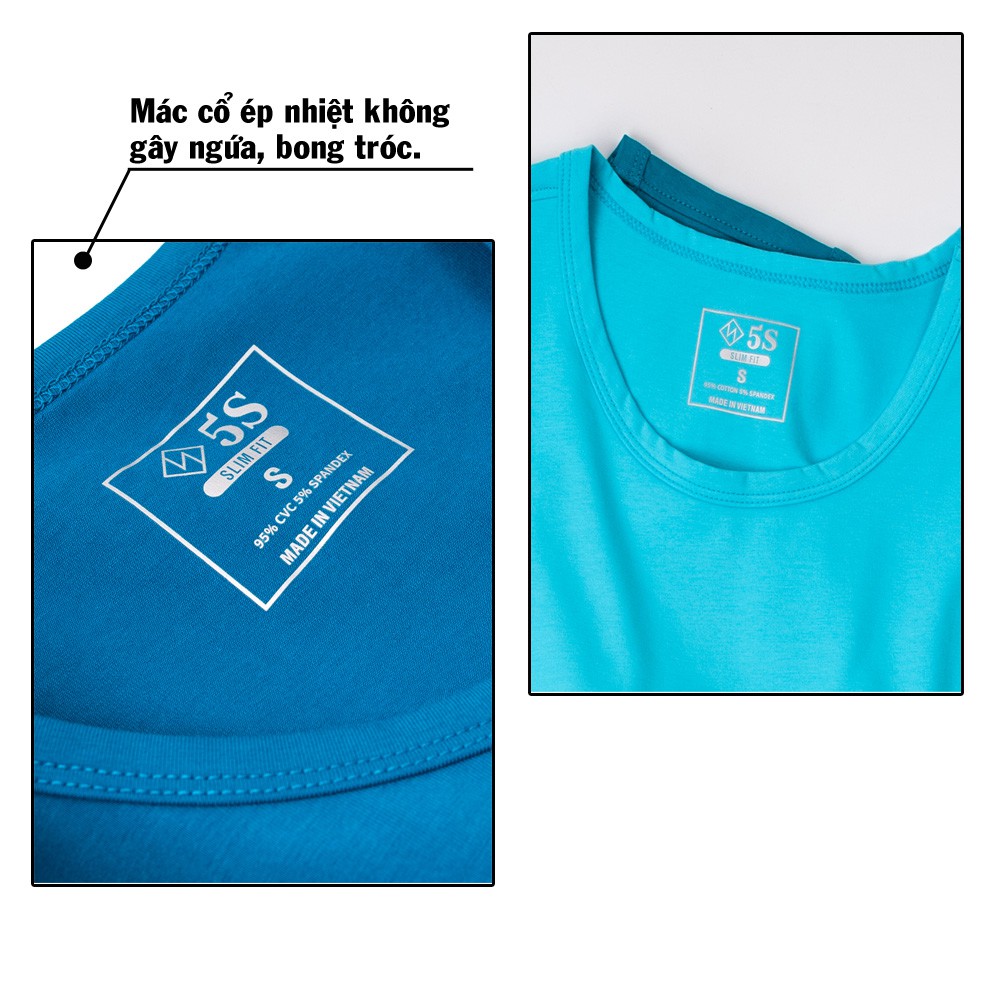 Áo Sát Nách Nam (Tanktop) 5S Dáng Thể Thao, Thấm Hút Mồ Hôi, Co Giãn Cực Tốt (6 màu). | BigBuy360 - bigbuy360.vn