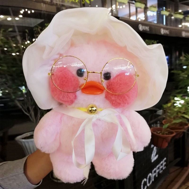 Đồ chơi nhồi bông Hình Vịt Vàng Dễ Thương 30Cm Cho Bé