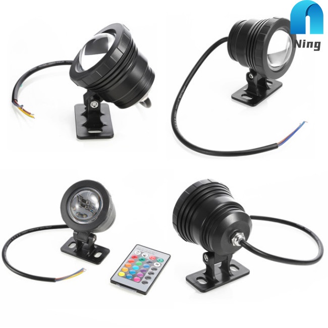 Đèn LED RGB 5W 12V IP65 RGB Chống Nước Kèm Điều Khiển Từ Xa Cho Hồ Cá/ Đài Phun Nước