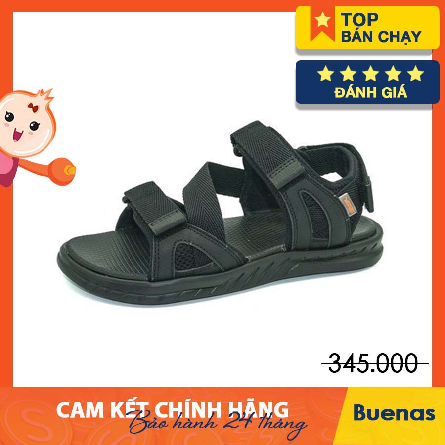 GIÀY SANDAL VENTO CHÍNH HÃNG NB06 - ĐEN [ẢNH THẬT - Full size 35-44]  [GIÀY SANDAL NAM NỮ]