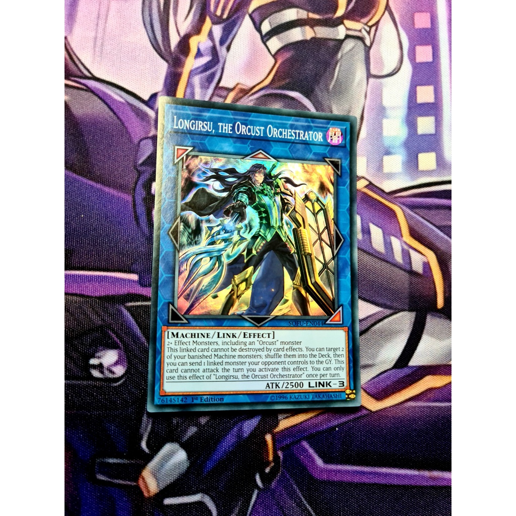 Thẻ Bài Yugioh Link Longirsu, the Orcust Orchestrator - SOFU-EN044 - Super Rare